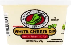 El Terrifico Tamale Mild Mexican Restaurant Style White Cheese Dip 16 oz