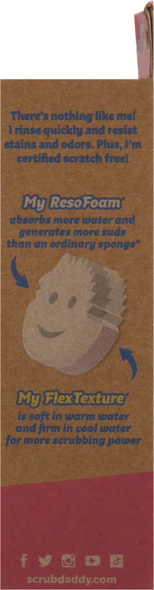 slide 9 of 12, Scrub Daddy Scrub Mommy Dual-Sided Scrubber+Sponge 1 ea, 1 ct