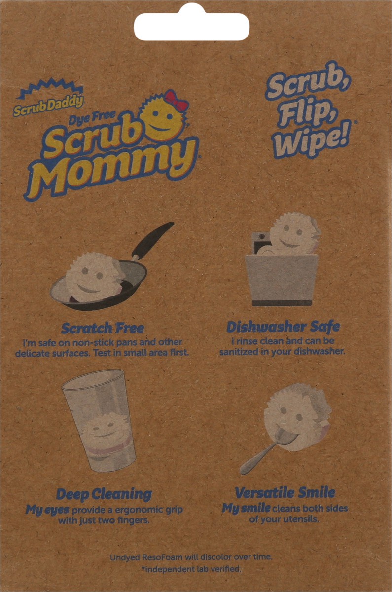 slide 2 of 12, Scrub Daddy Scrub Mommy Dual-Sided Scrubber+Sponge 1 ea, 1 ct