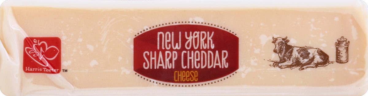 slide 4 of 5, Harris Teeter NY Sharp Cheddar Cheese, 16 oz