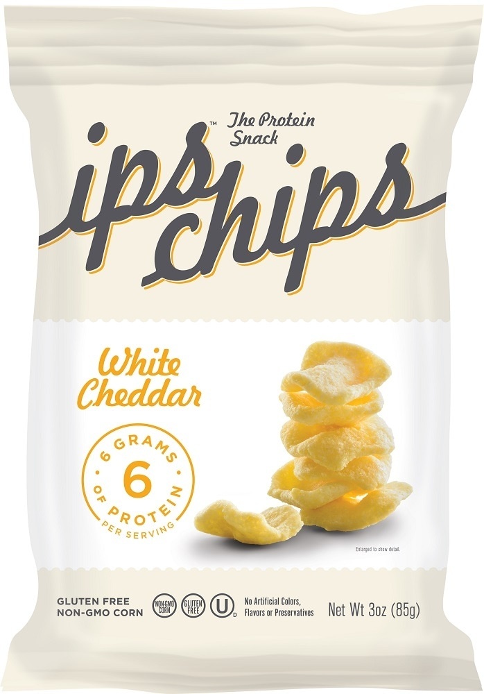 slide 1 of 1, Ips White Cheddar Chips, 3 oz