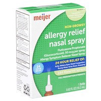 slide 10 of 29, Meijer Fluticasone Nasal 120 Spray, 0.54 fl oz