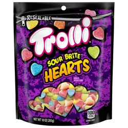 Trolli Sour Brite Hearts Gummi Candy 10 oz
