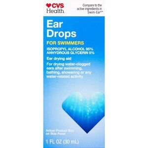 slide 1 of 1, CVS Health Ear Drops For Swimmers, 1 Oz, 1 fl oz