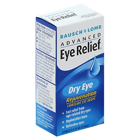 slide 1 of 1, Bausch + Lomb Bausch & Lomb Eye Relief Dry Rejuvenation, 0.5 fl oz