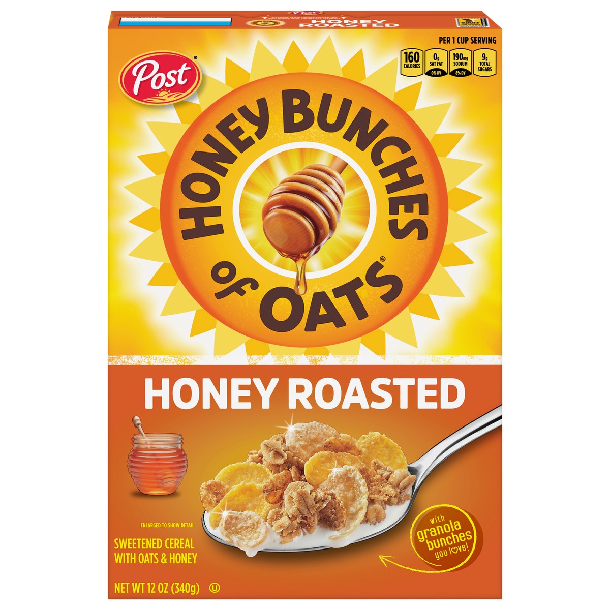 slide 1 of 8, 1/12 Post Hbo Honey Roasted, 12 oz