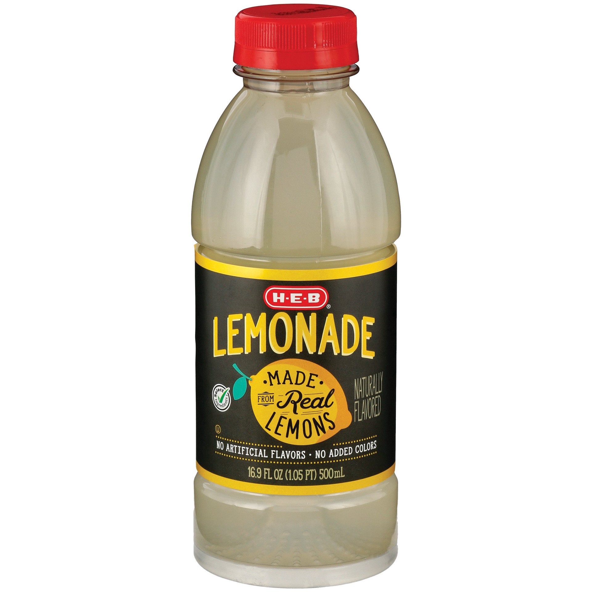 slide 1 of 1, H-E-B Lemonade - 16.9 oz, 16.9 oz