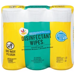 Giant Lemon & Fresh Scent Disinfectant Wipes - 35 ct
