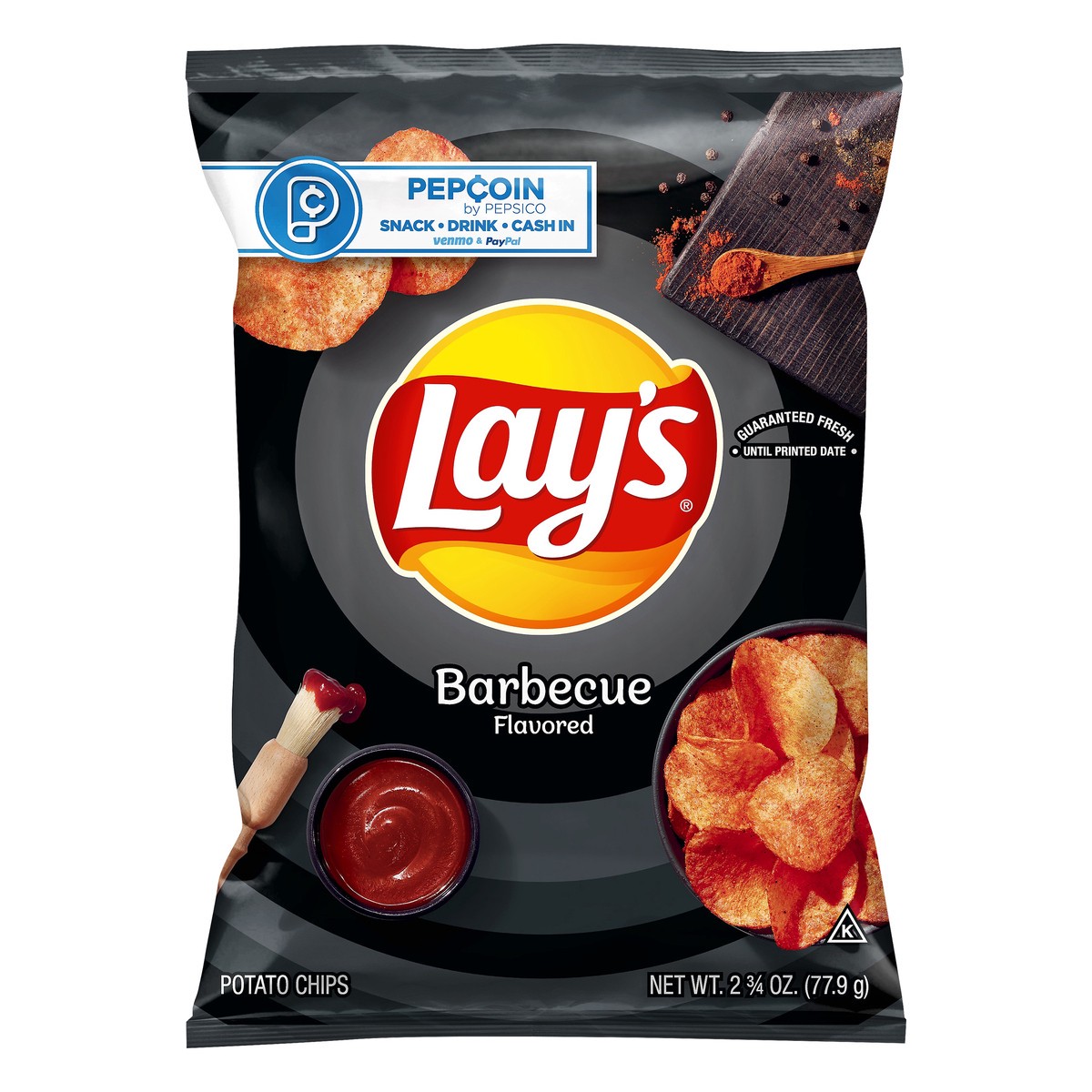 slide 1 of 6, Lay's Barbecue Flavored Potato Chips 2.75 oz, 2.75 oz