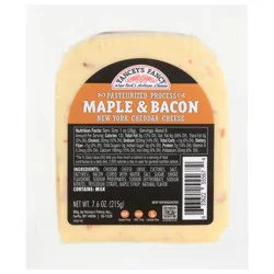 Yancey's Fancy New York Cheddar Maple & Bacon Cheese 7.6 oz