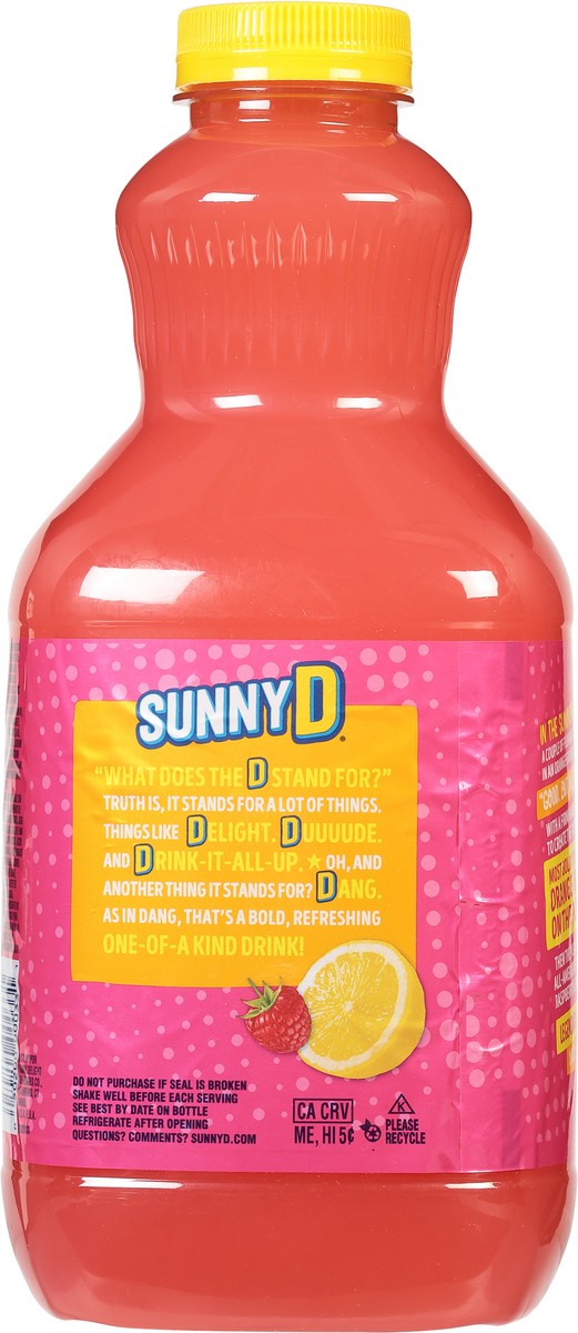 slide 8 of 9, Sunny D Raspberry Lemonade Flavored Drink- 64 fl oz, 64 fl oz