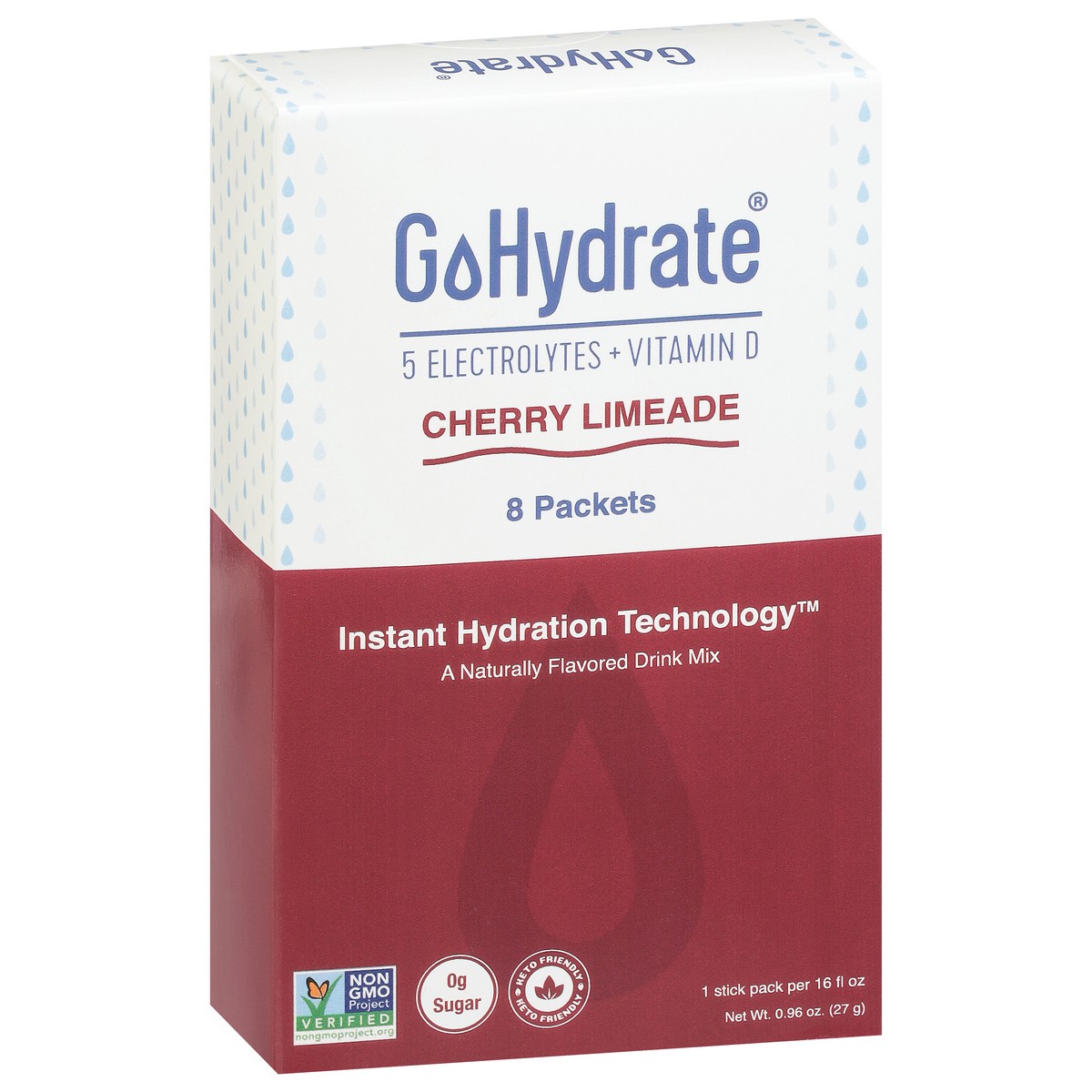 slide 9 of 9, GoHydrate Instant Hydration Technology Cherry Limeade Drink Mix - 8 ct, 8 ct