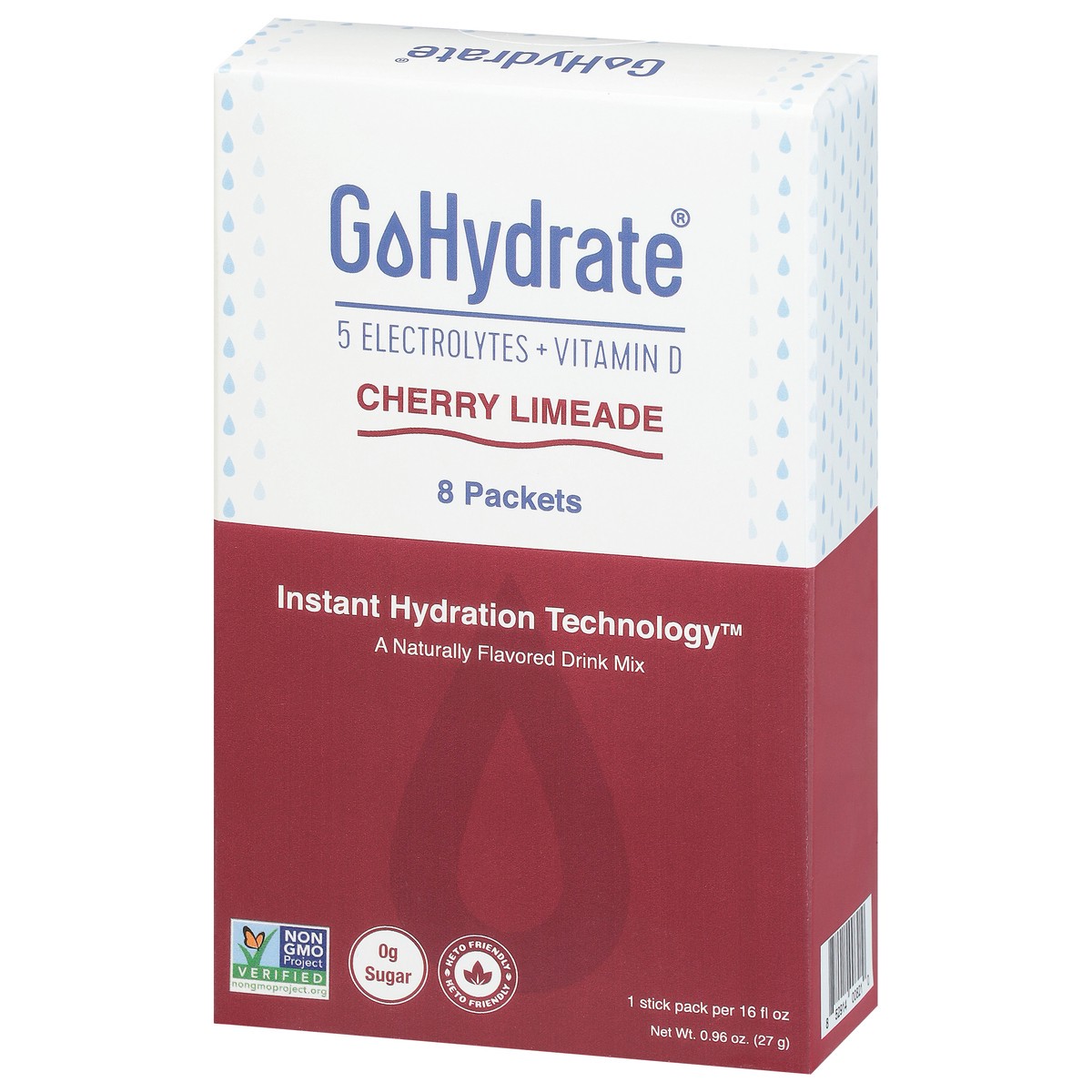slide 3 of 9, GoHydrate Instant Hydration Technology Cherry Limeade Drink Mix - 8 ct, 8 ct