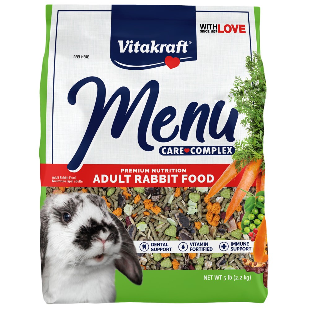 slide 1 of 1, Vitakraft Menu Rabbit Food, 5 lb
