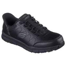 Skechers Work Nampa Slip-In Slip-Resistant Work Shoes, Black, Size 10.5