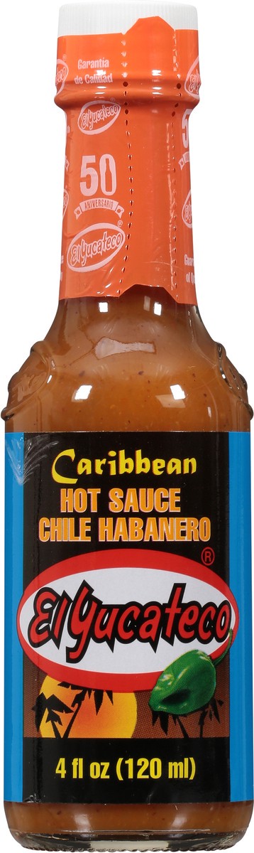 slide 6 of 9, El Yucateco Caribbean Chile Habanero Hot Sauce 4 fl oz, 4 fl oz