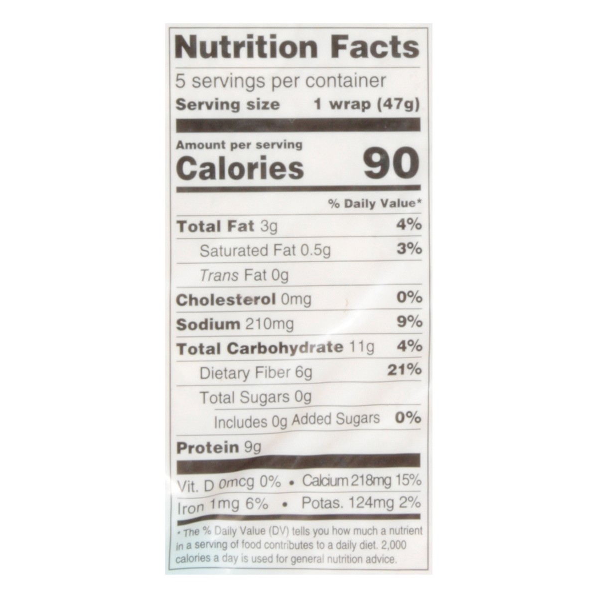 slide 12 of 12, Tumaro's Low-In-Carb Protein Wraps Premium White, 5 ct; 8.3 oz