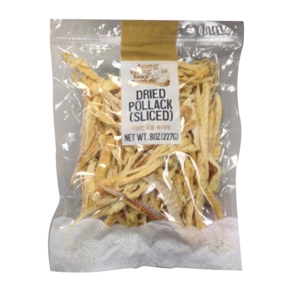 slide 1 of 1, Tong Tong Bay Ttb Dried Pollack Sliced, 8 oz