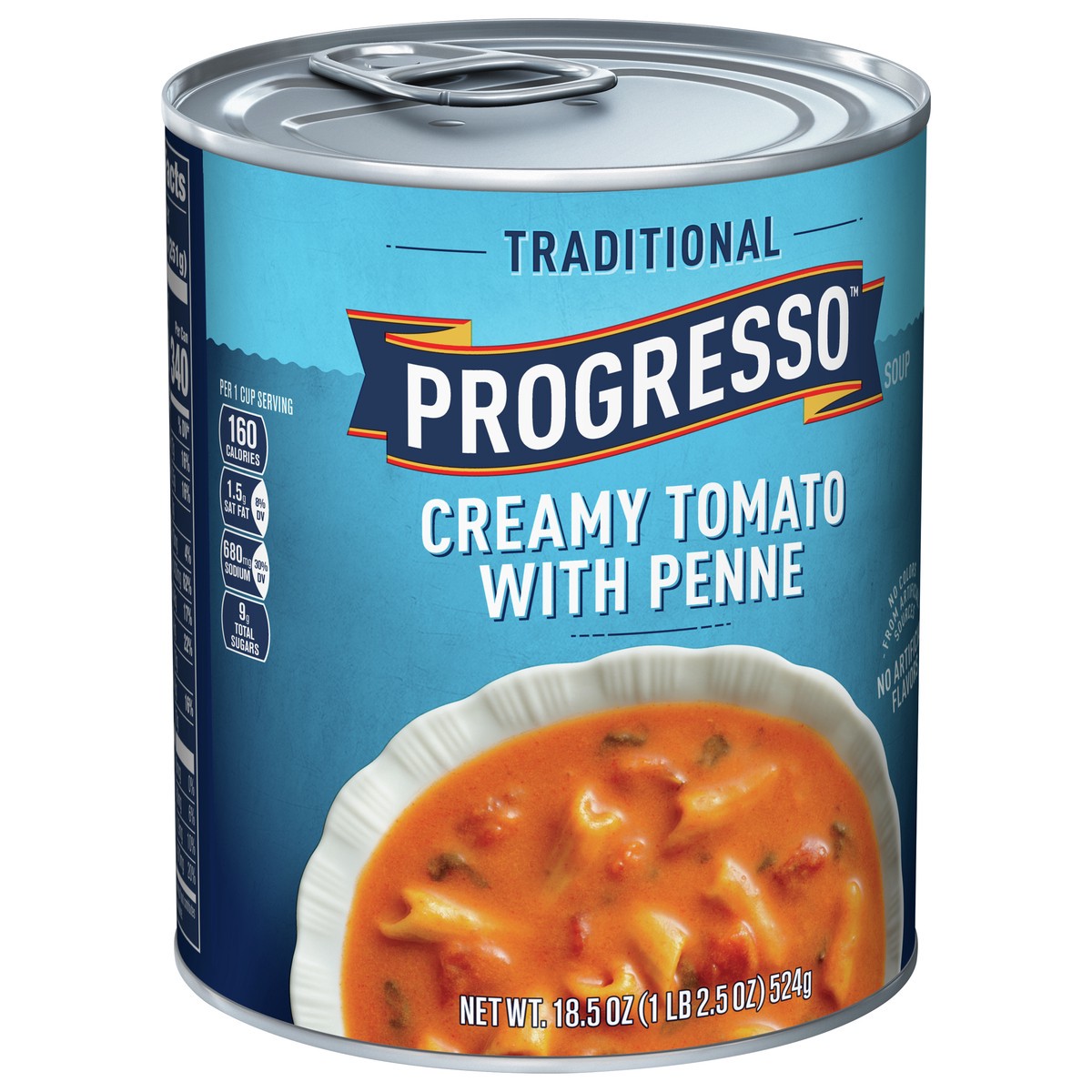 slide 9 of 9, Progresso Traditional, Creamy Tomato With Penne Canned Soup, 18.5 oz., 18.5 oz