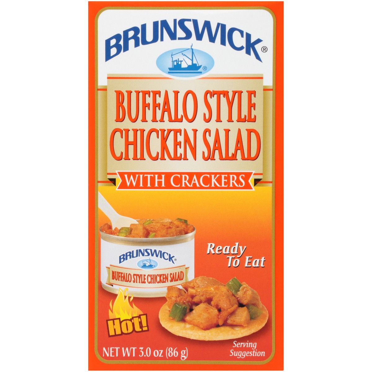 slide 1 of 11, Brunswick Buffalo Chicken Salad Kit, 3 oz