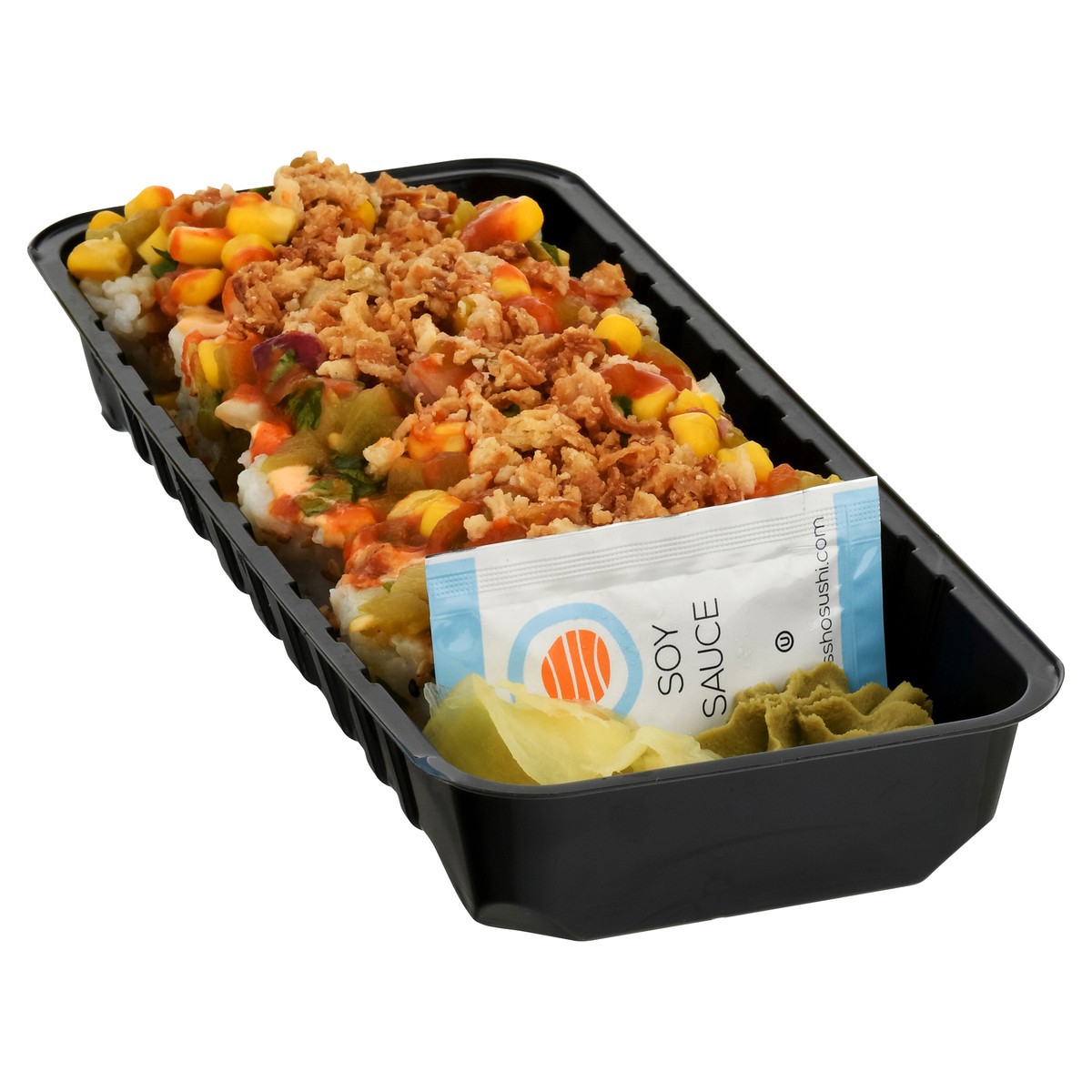 slide 5 of 5, Hissho Sushi Crunchy Hatch Chile Roll 8.5 oz, 8.5 oz