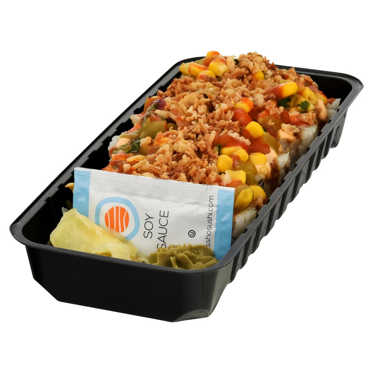 slide 2 of 5, Hissho Sushi Crunchy Hatch Chile Roll 8.5 oz, 8.5 oz