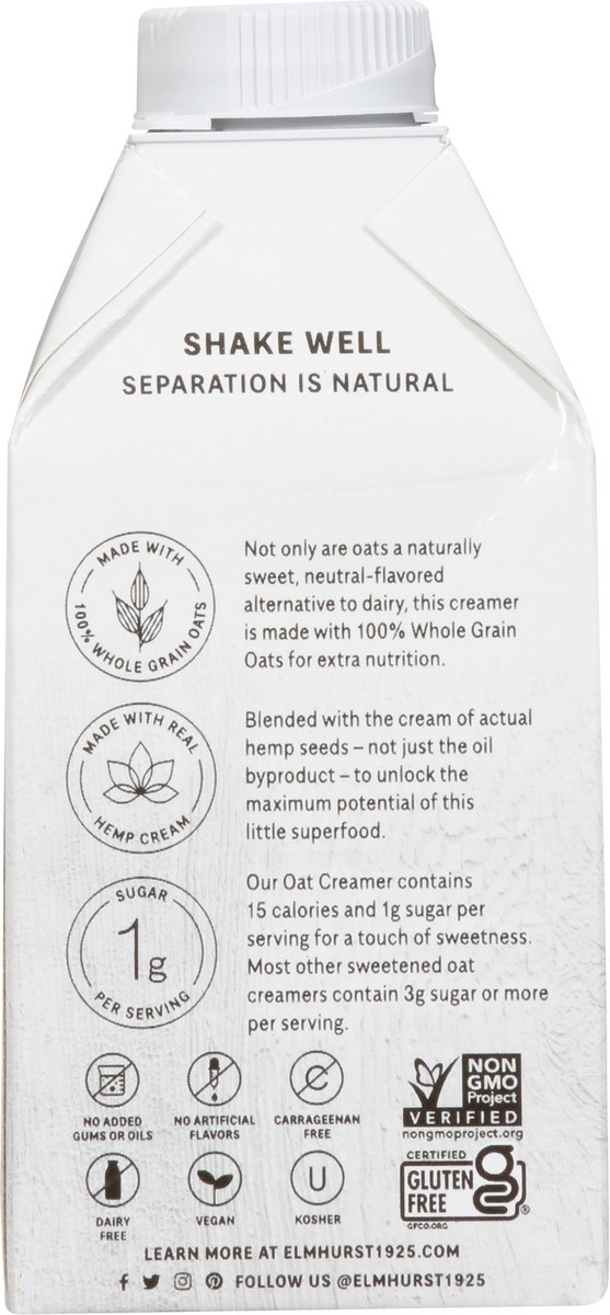 slide 10 of 13, Elmhurst Caramel Macchiato Oat Creamer - 16 fl oz, 16 fl oz