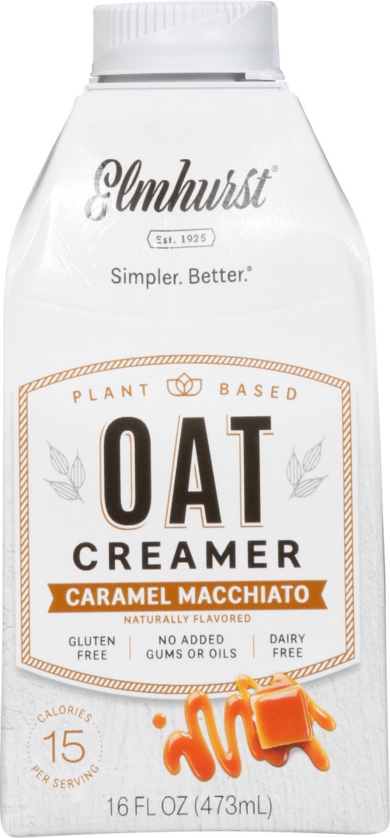 slide 9 of 13, Elmhurst Caramel Macchiato Oat Creamer - 16 fl oz, 16 fl oz