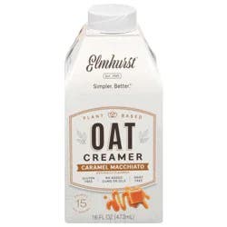 Elmhurst Caramel Macchiato Oat Creamer - 16 fl oz