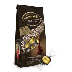 Lindt Lindor 70% Cocoa Extra Dark Chocolate Truffles 5.1 oz