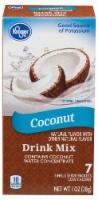 slide 1 of 1, Kroger Coconut Drink Mix, 7 ct