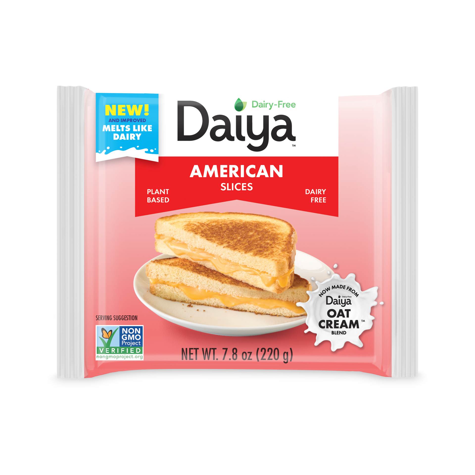 slide 1 of 2, Daiya Dairy Free American Cheese Slices - 7.8 oz, 7.8 oz