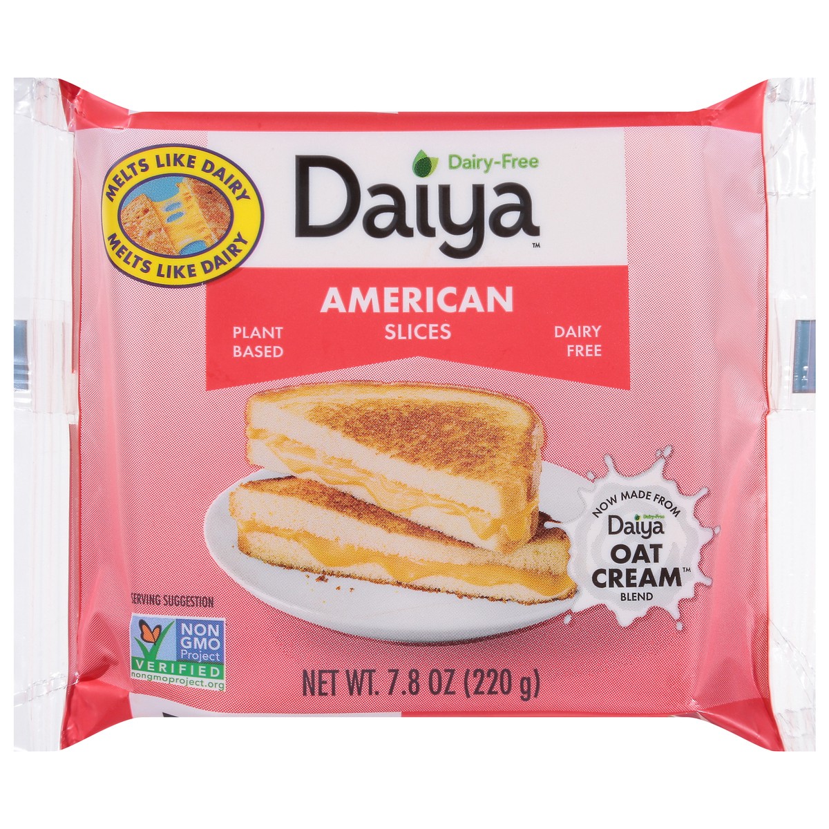 slide 1 of 2, Daiya Dairy-Free American Cheese Slices 7.8 oz, 7.8 oz