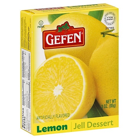 slide 1 of 1, Gefen Jell Dessert - Lemon, 3 oz