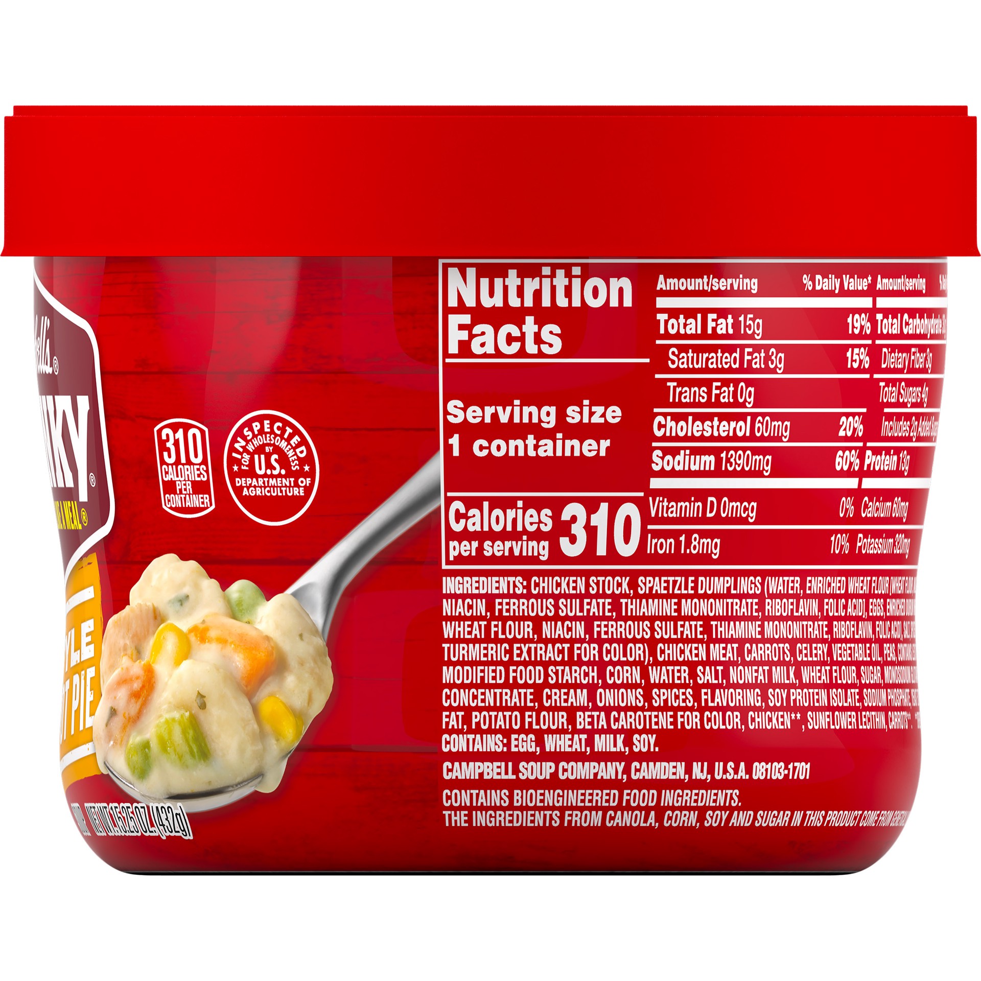 slide 2 of 5, Campbell's Campbells Chicken Chunky Pot Pie Soup, 15.3 oz