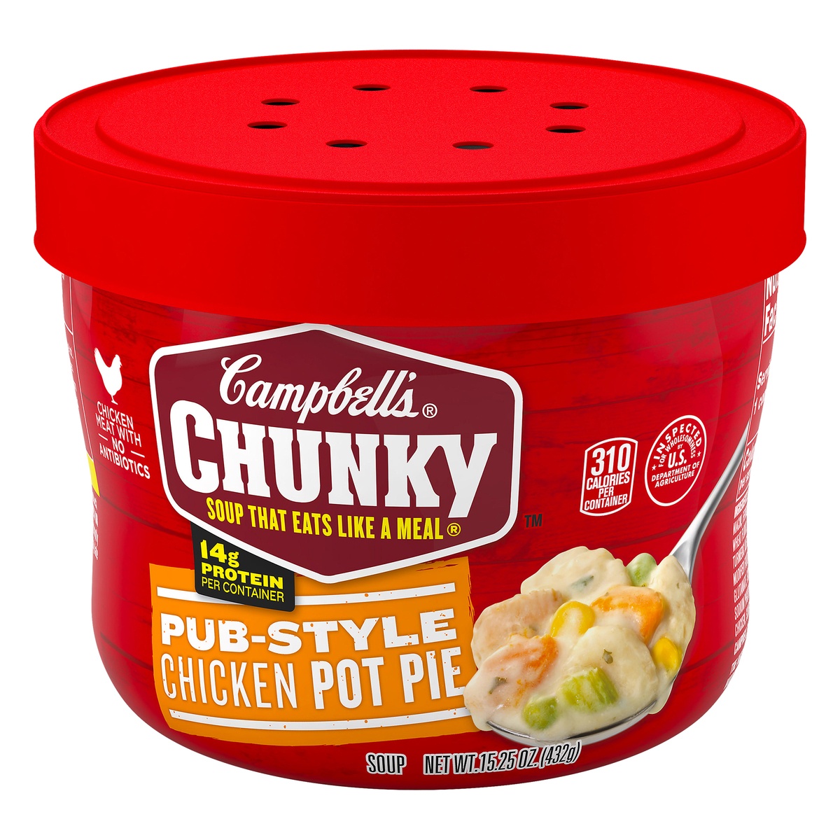 Campbell's Chunky PubStyle Chicken Pot Pie Soup 15.25 oz Shipt