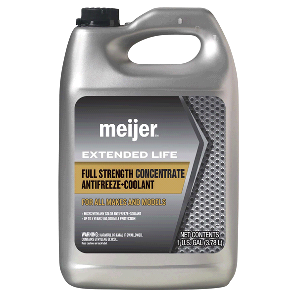 slide 1 of 1, Meijer Full Strength Concentrate Antifreeze-Coolant, 1 gal