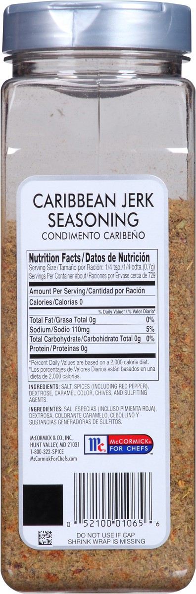 slide 8 of 14, McCormick Culinary Caribbean Jerk Seasoning, 18 oz, 18 oz