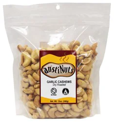 austiNuts Garlic Dry Roasted Cashews