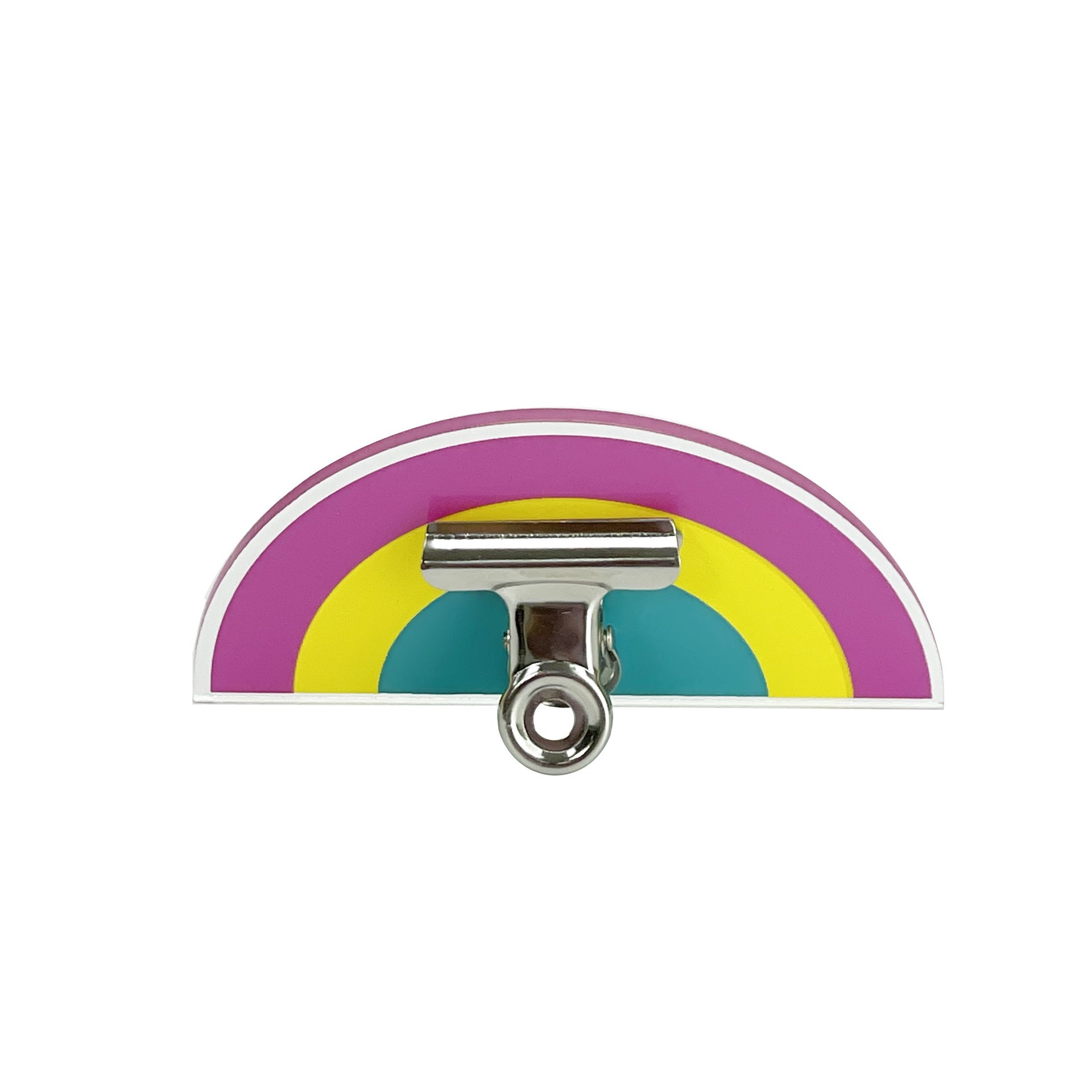 slide 3 of 4, Rainbow Mini Clip Frame By Studio Decor, 3.54 in x 0.98 in x 1.77 in