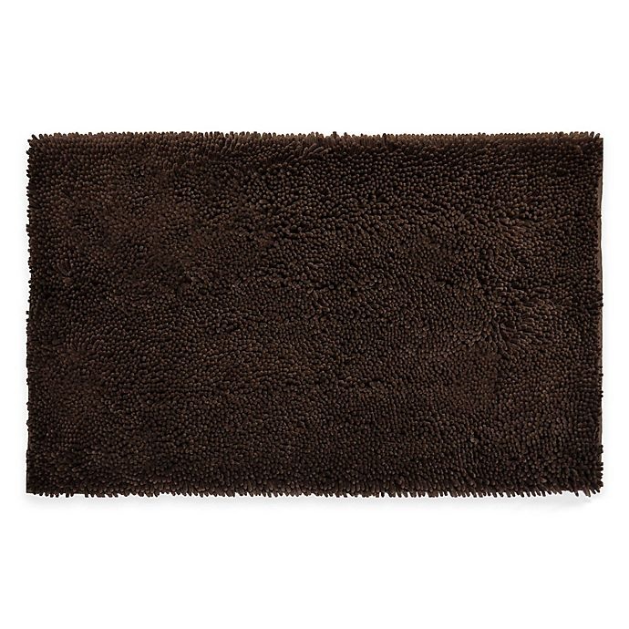 slide 1 of 2, Home Dynamix Super Sponge Bath Mat - Chocolate, 21 in x 34 in