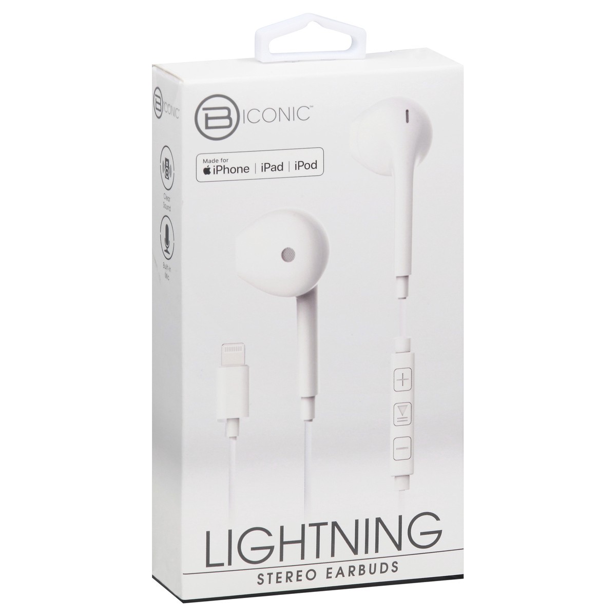 slide 3 of 9, B Iconic Lightning Stereo Earbuds 1 ea, 1 ct