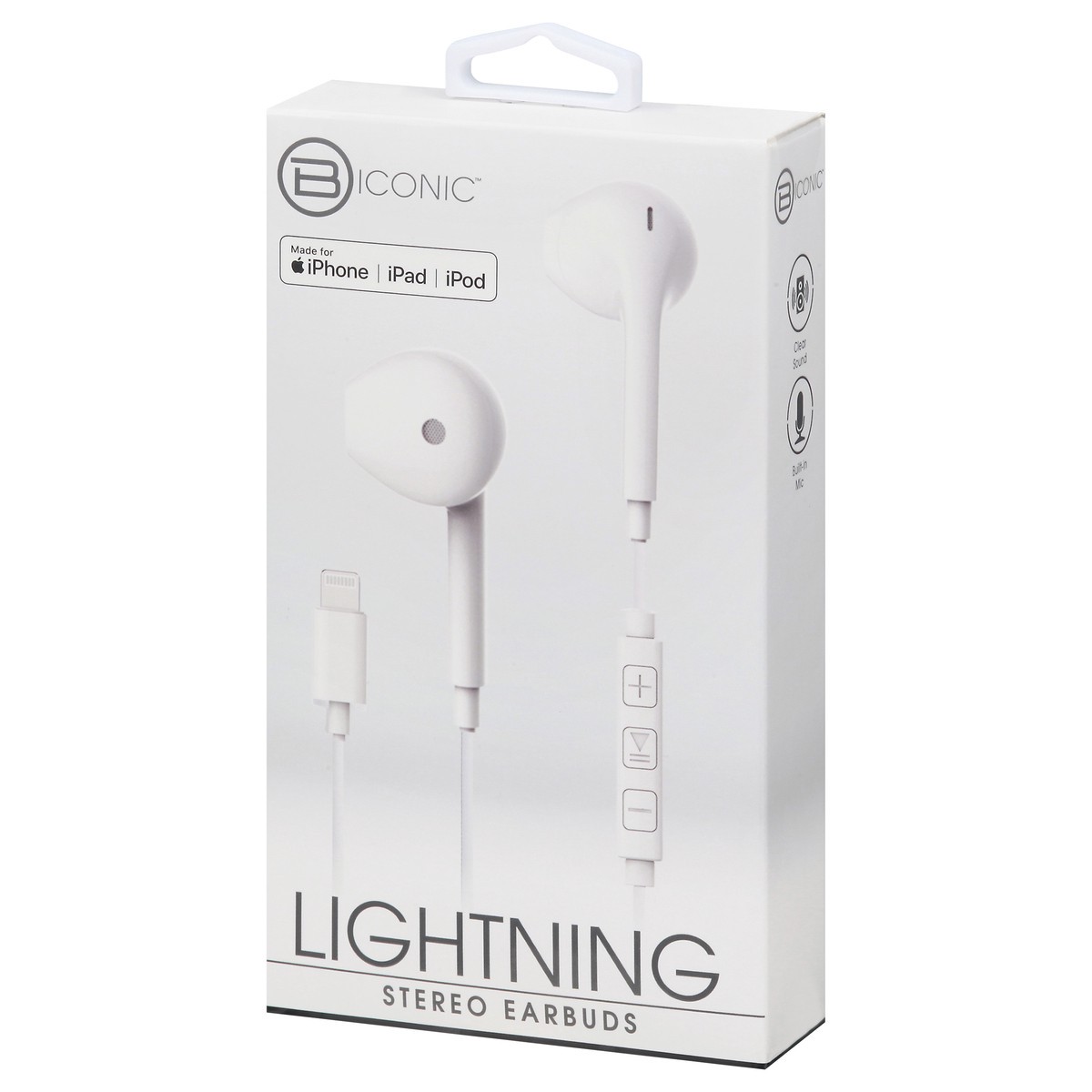 slide 7 of 9, B Iconic Lightning Stereo Earbuds 1 ea, 1 ct