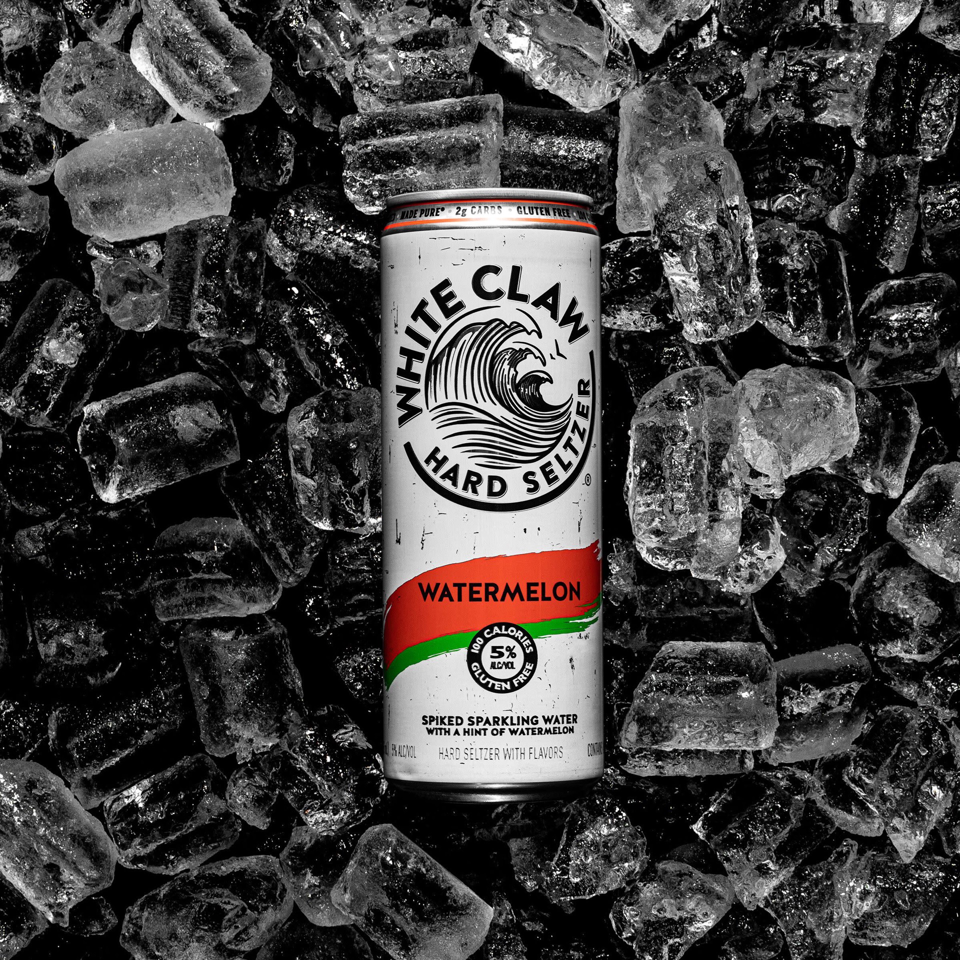 slide 2 of 9, White Claw 12 Pack Spiked Watermelon Hard Seltzer 12 ea, 12 ct; 12 oz