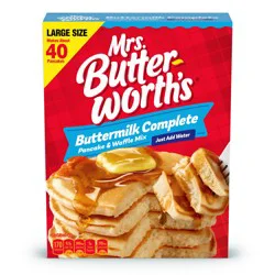 Mrs. Butterworth's Buttermilk Complete Pancake & Waffle Mix Large Size 32 oz