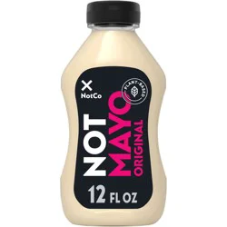 Kraft NotMayo Plant-Based Vegan Mayo, Dressing and Spread, 12 fl oz Squeeze Bottle