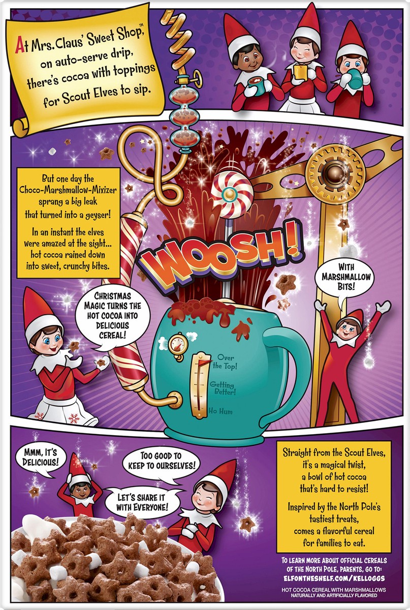 slide 3 of 8, The Elf on the Shelf Hot Cocoa Cereal with Marshmallow 8.1 oz, 8.1 oz