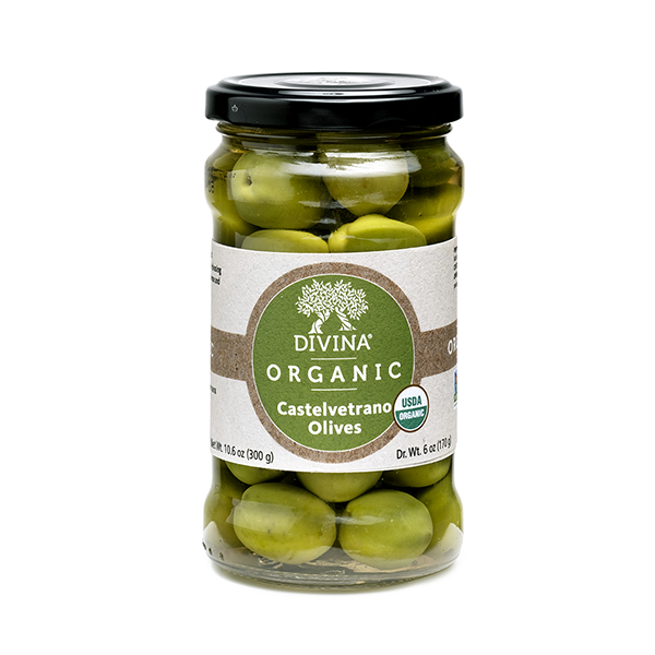 slide 1 of 1, Divina Organic Castelvetrano Olives, 6 oz