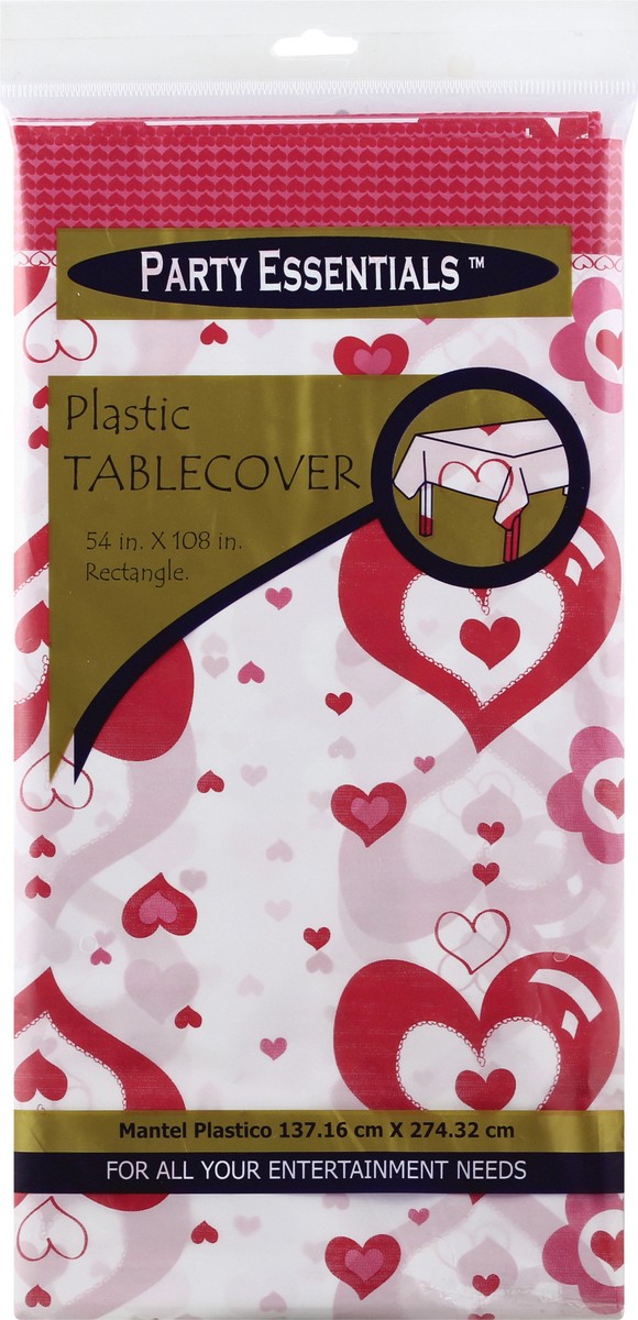 slide 1 of 7, Party Essentials North West Valentine Table Cover, 1 ct