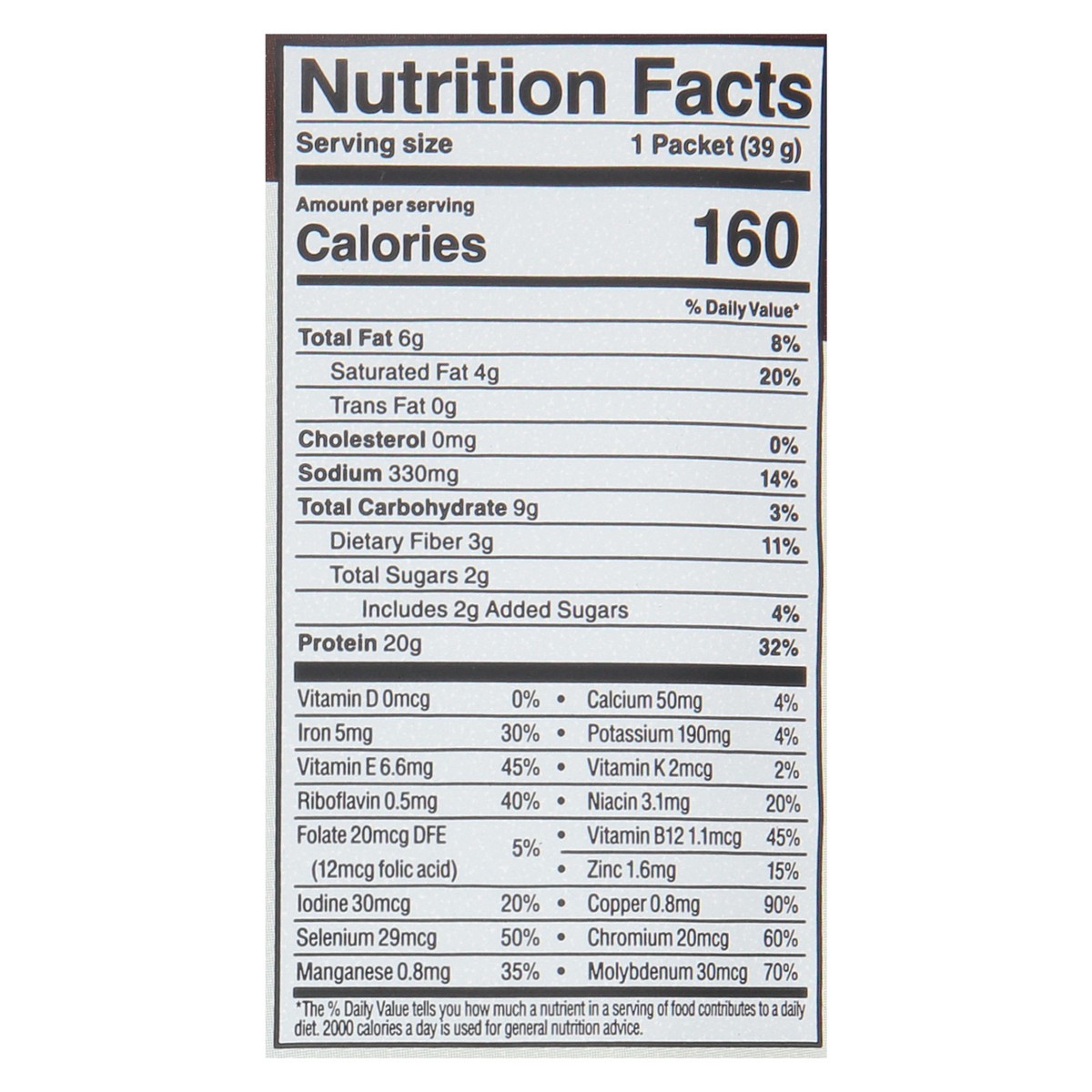 slide 13 of 14, KOS Organic Chocolate Plant Protein 1.37 oz, 1.37 oz